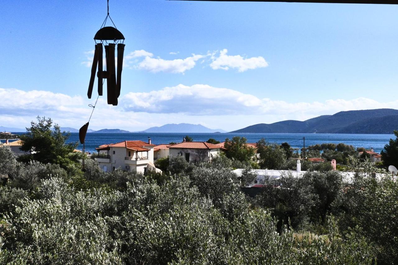 Pavlos' Cottage With Beach View Kórfos 外观 照片